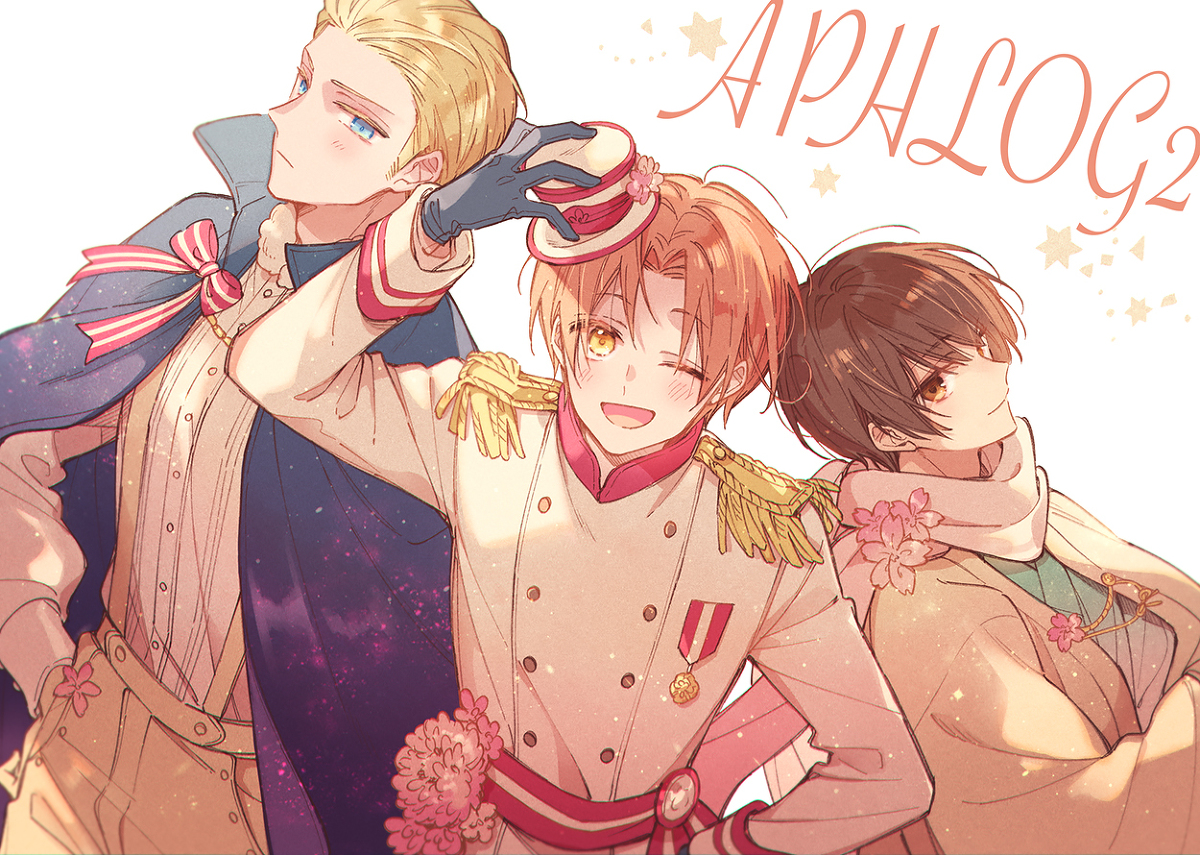 This is a pixiv picture whose title is aphログ2.