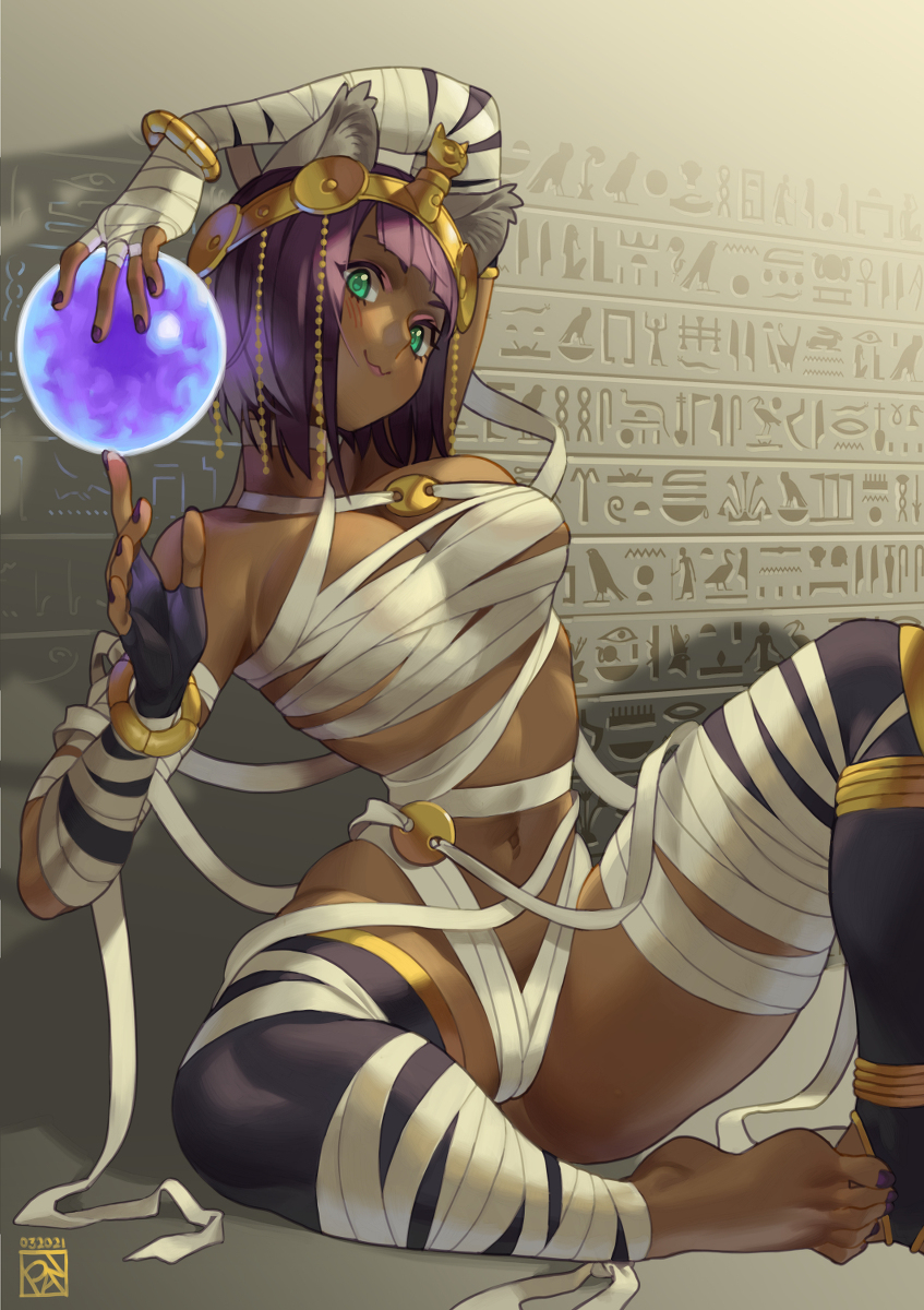 This is a pixiv picture whose title is Menat.