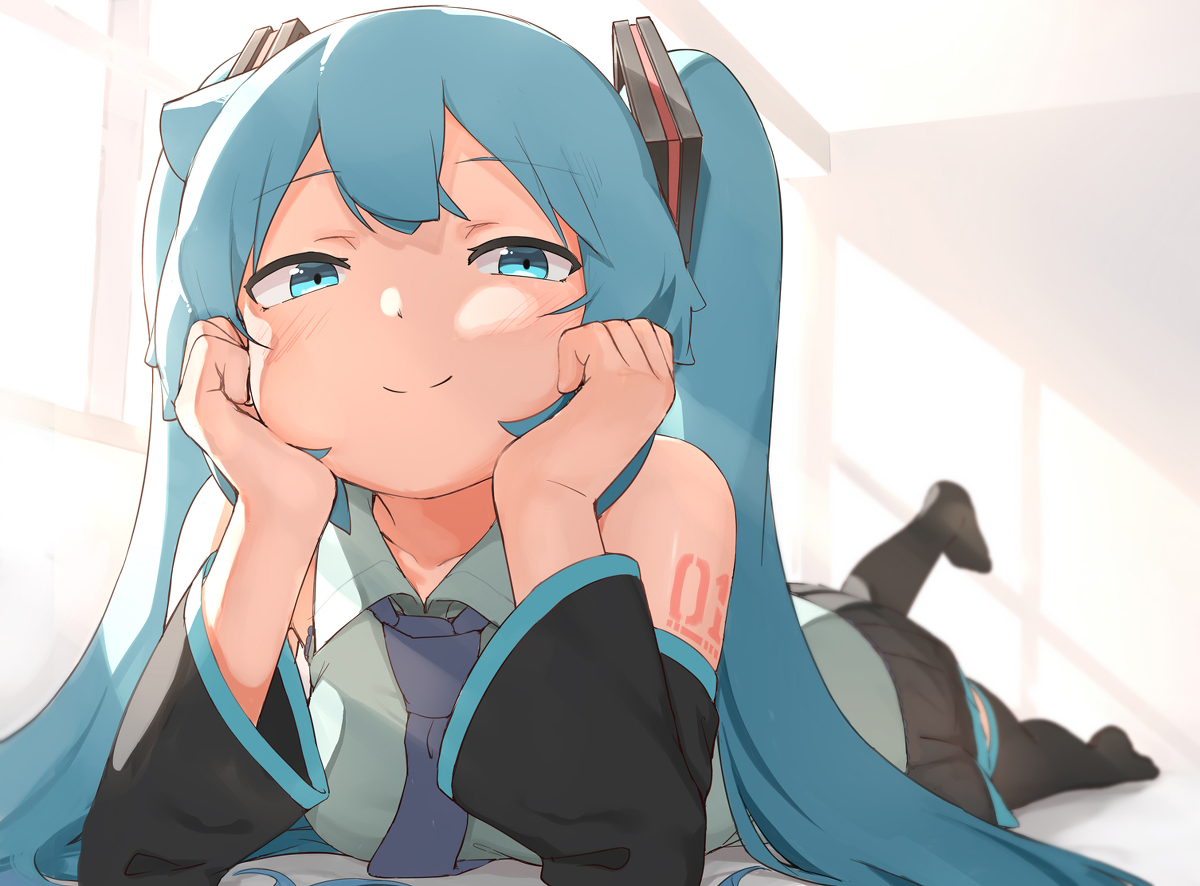 This is a pixiv picture whose title is みく.