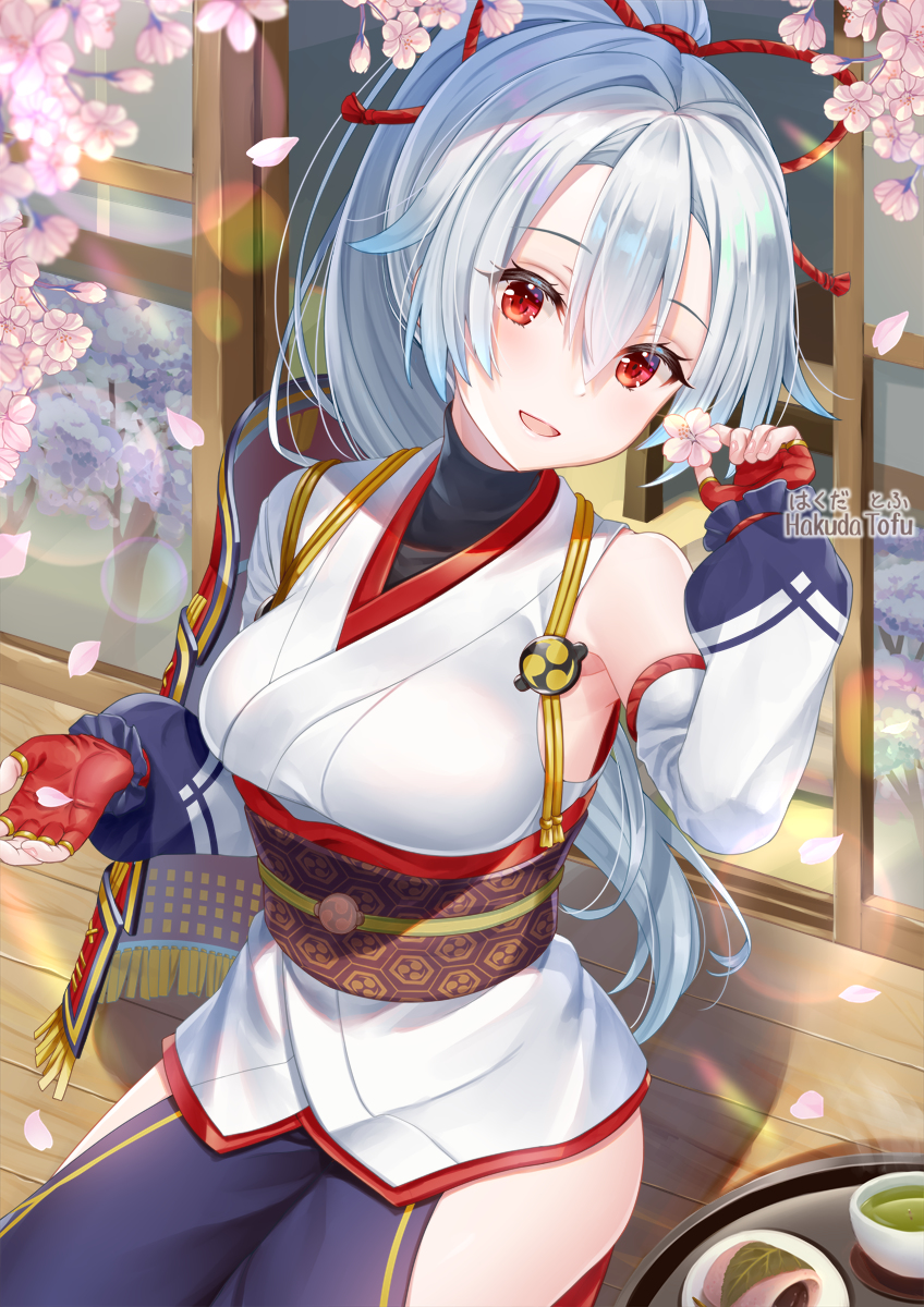 This is a pixiv picture whose title is 巴さん×桜.