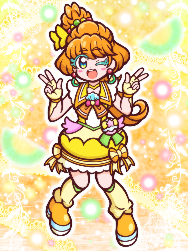 This is a pixiv picture whose title is キュアパパイアさん！.