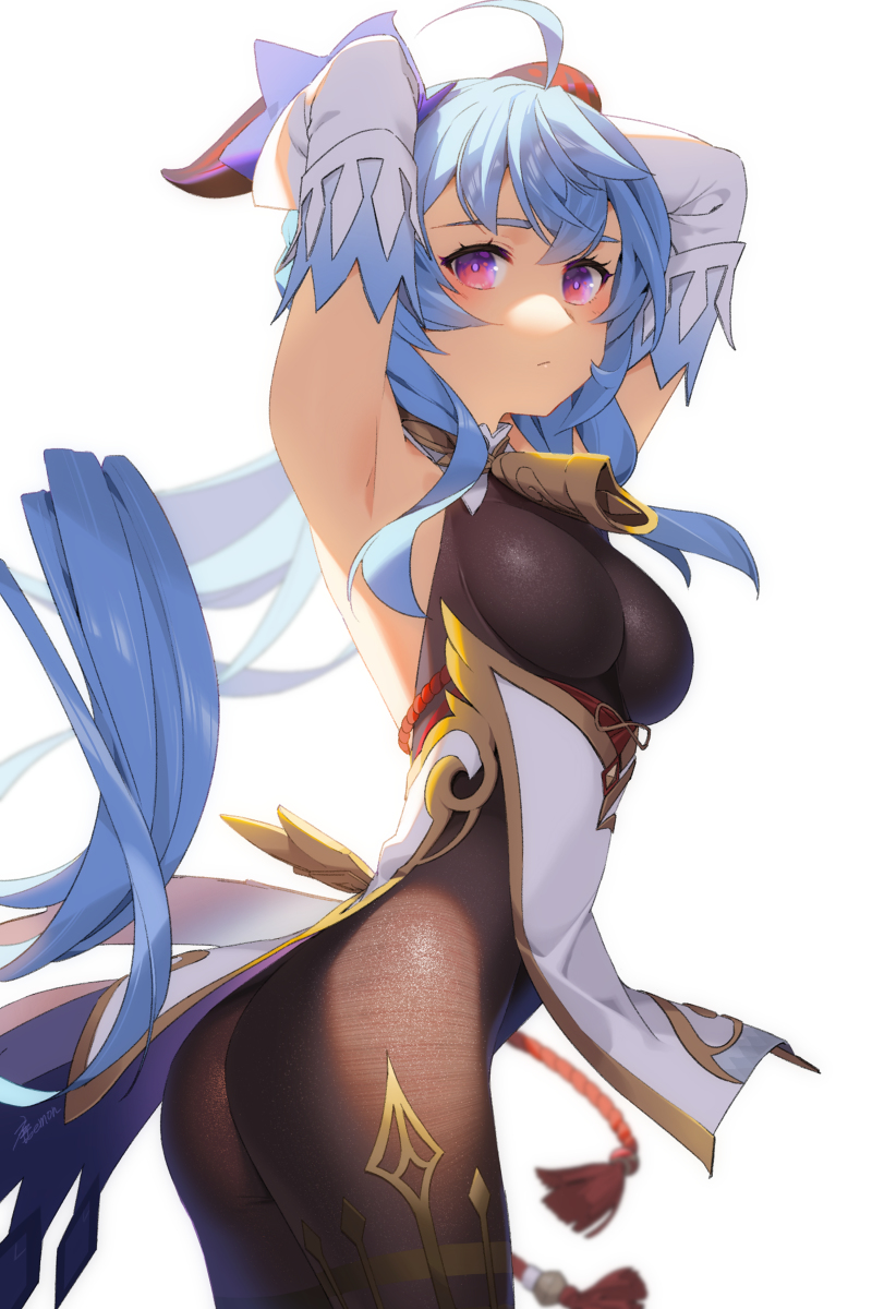 This is a pixiv picture whose title is 甘雨.