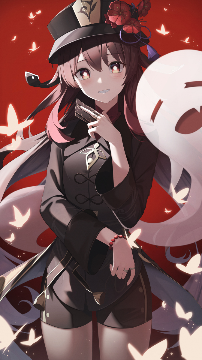 This is a pixiv picture whose title is 胡桃.