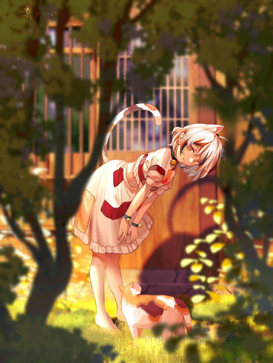 This is a pixiv picture whose title is 大吉猫咪.