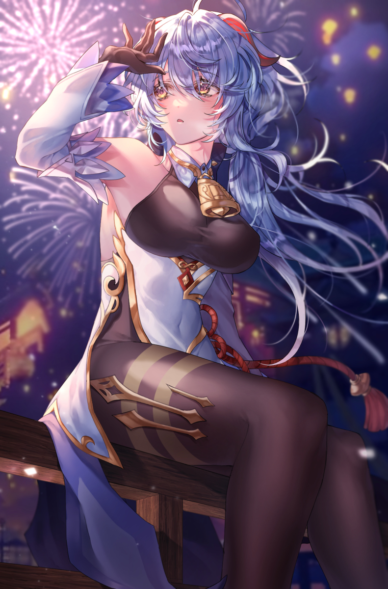 This is a pixiv picture whose title is 花火.