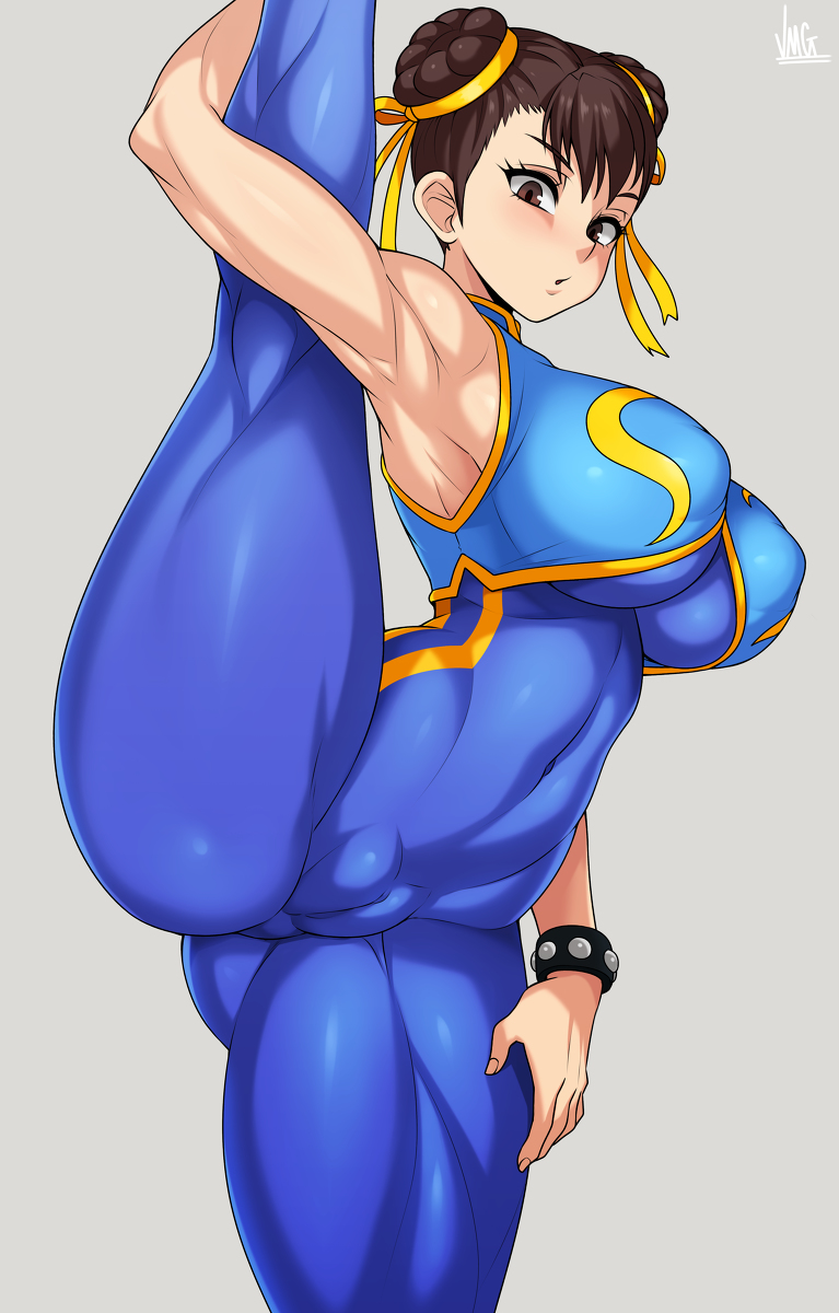 This is a pixiv picture whose title is Chun-Li / 春麗.