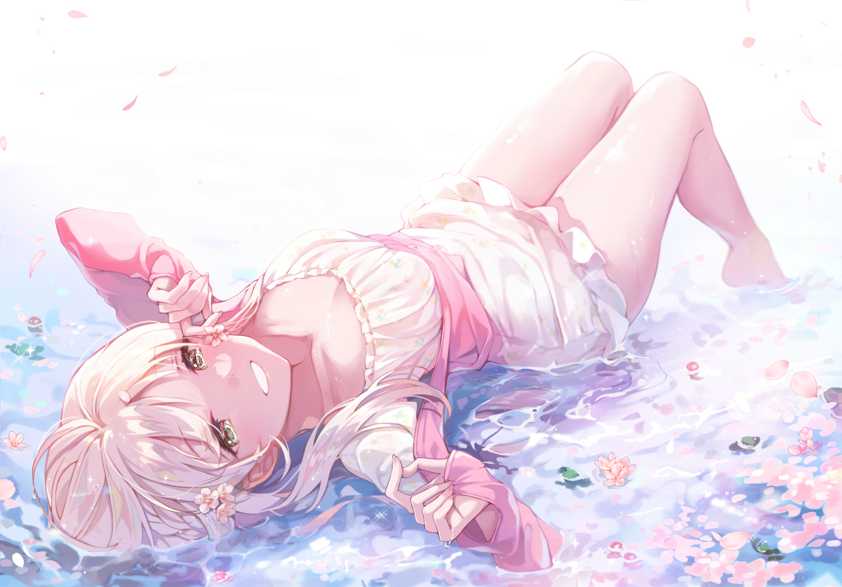 This is a pixiv picture whose title is 3月🌸.