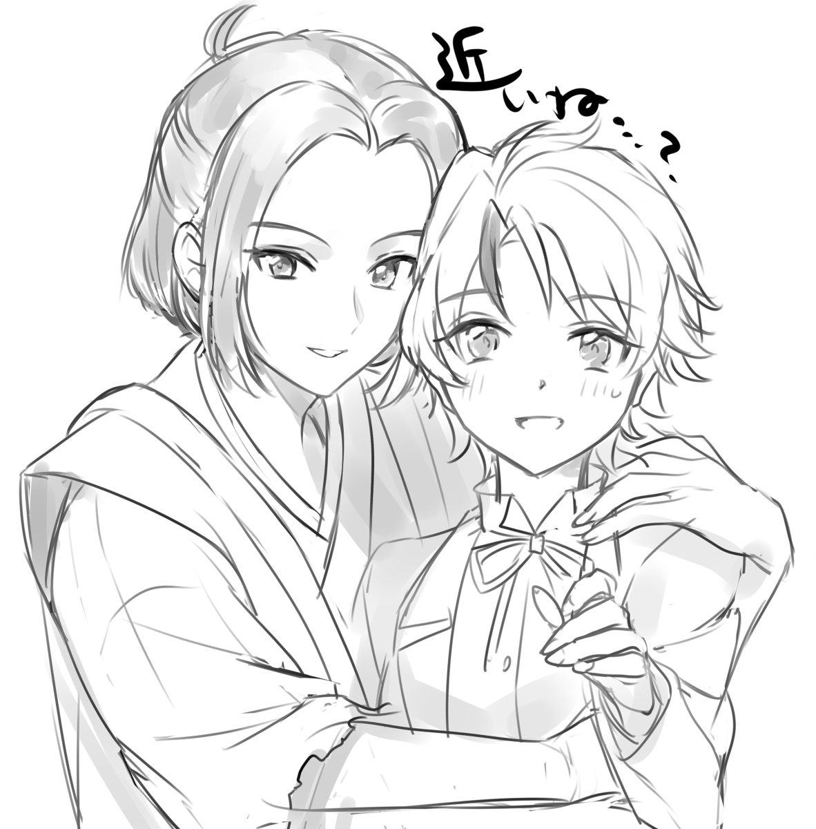 This is a pixiv picture whose title is 理とわ.