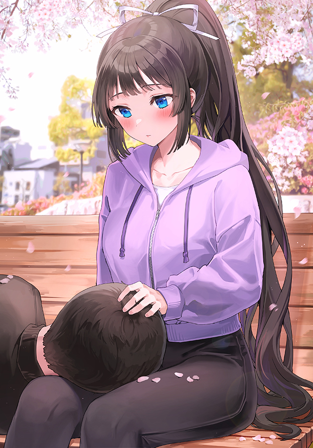 This is a pixiv picture whose title is 無理しなくてもよかったのに....