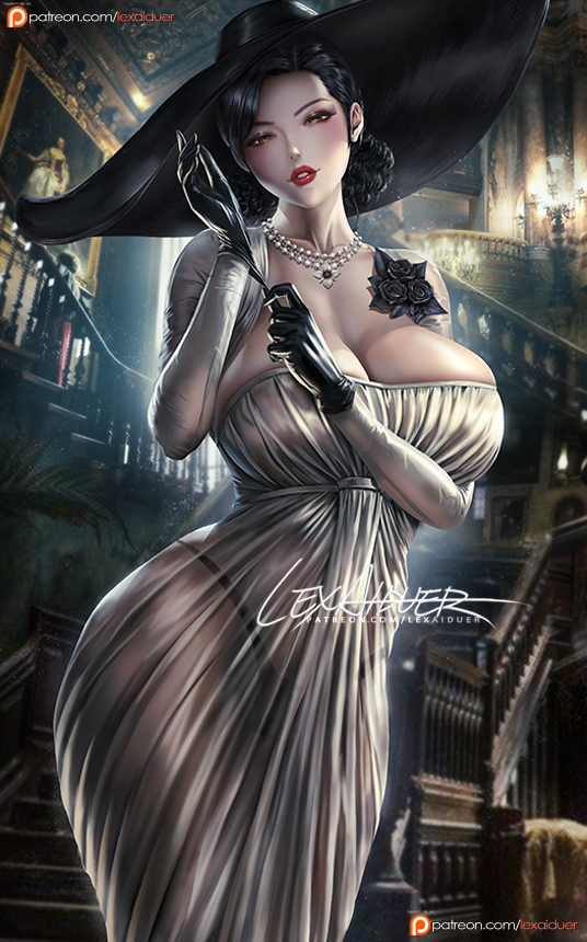 This is a pixiv picture whose title is [resident evil 8] alcina.