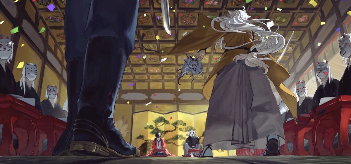 This is a pixiv picture whose title is 奪還戦.