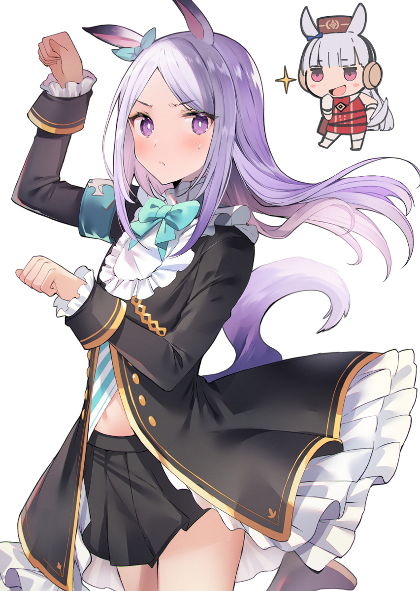 This is a pixiv picture whose title is メジロマックイーンちゃん！.