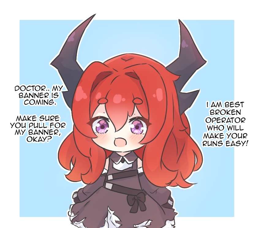 This is a pixiv picture whose title is Surtr wants you to get her.