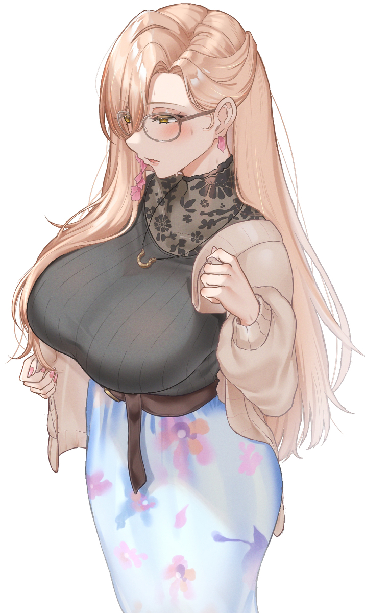 This is a pixiv picture whose title is 新衣装ニュイ.