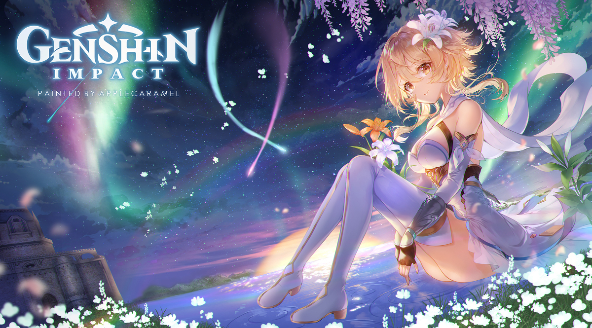 This is a pixiv picture whose title is 原神.