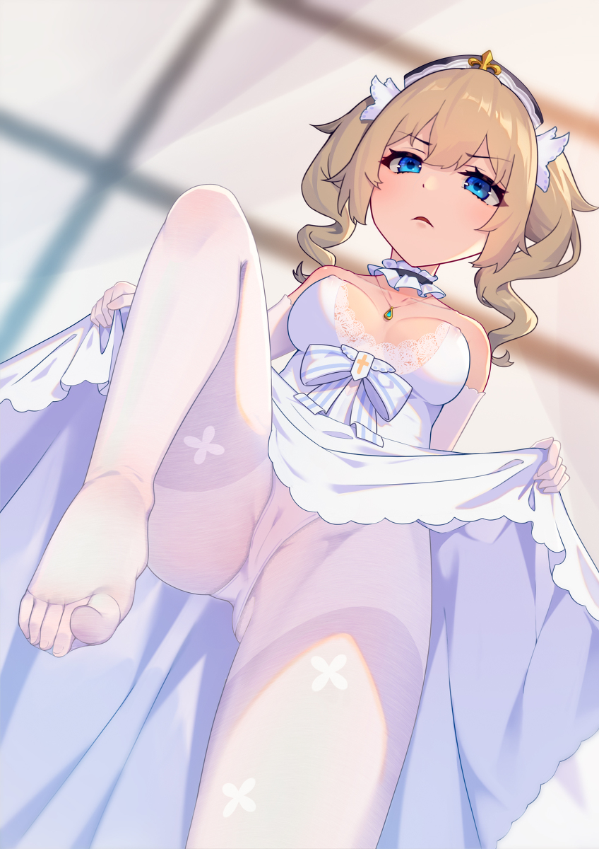 This is a pixiv picture whose title is 你就这么想看么？.