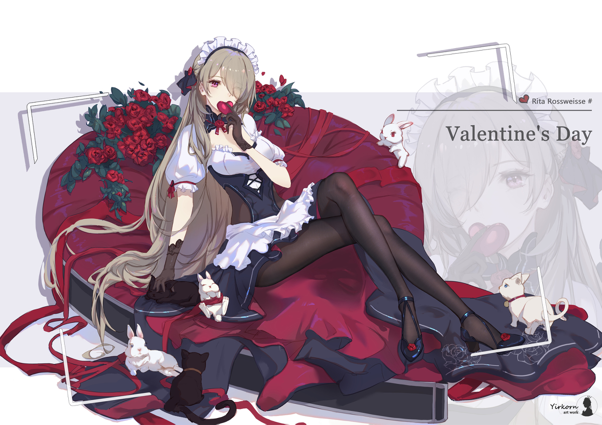 This is a pixiv picture whose title is Valentine's Day & Rita.
