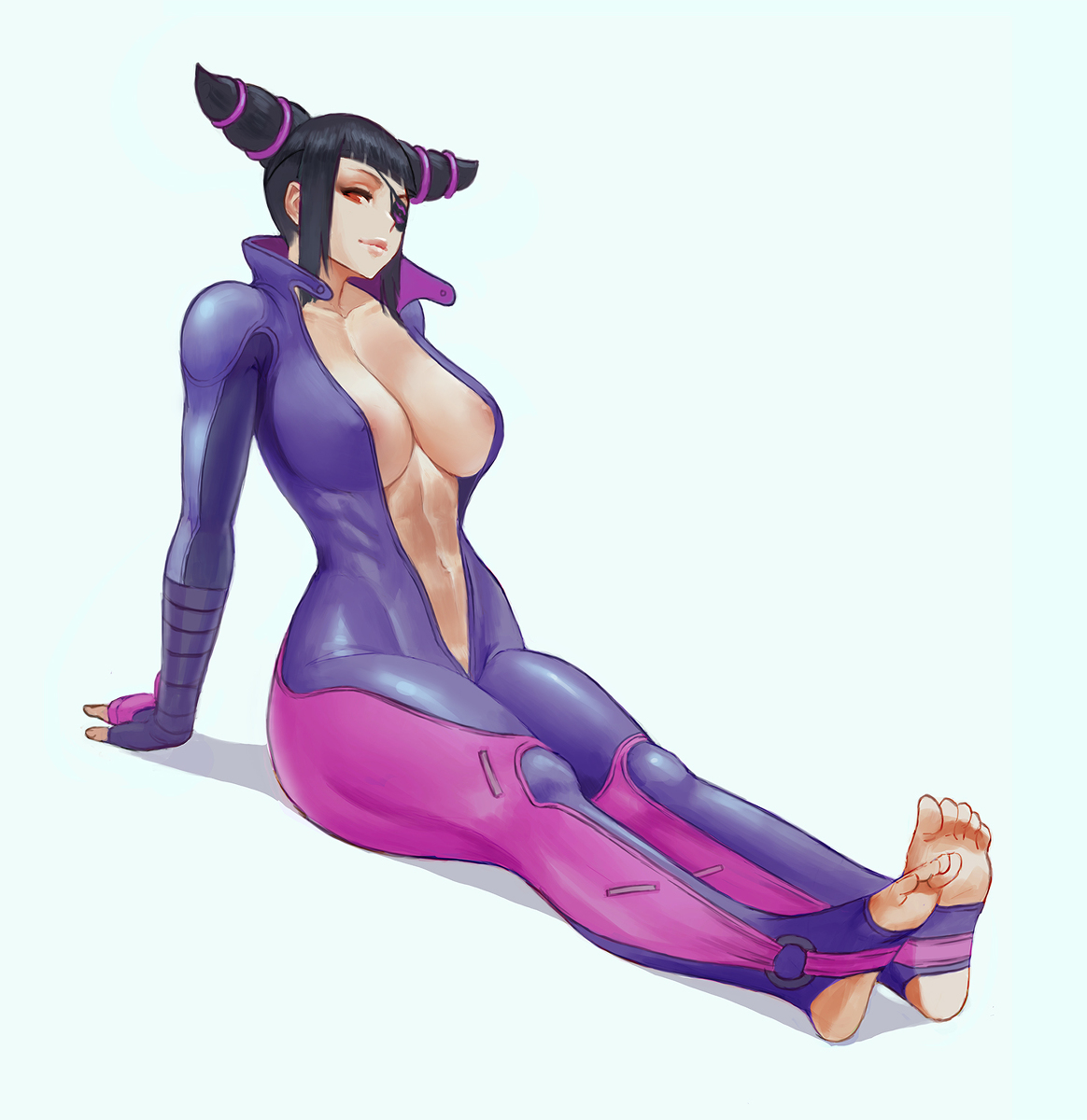 This is a pixiv picture whose title is Juri Han [street fighter].