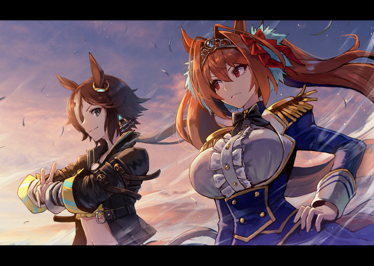 This is a pixiv picture whose title is ライバル.