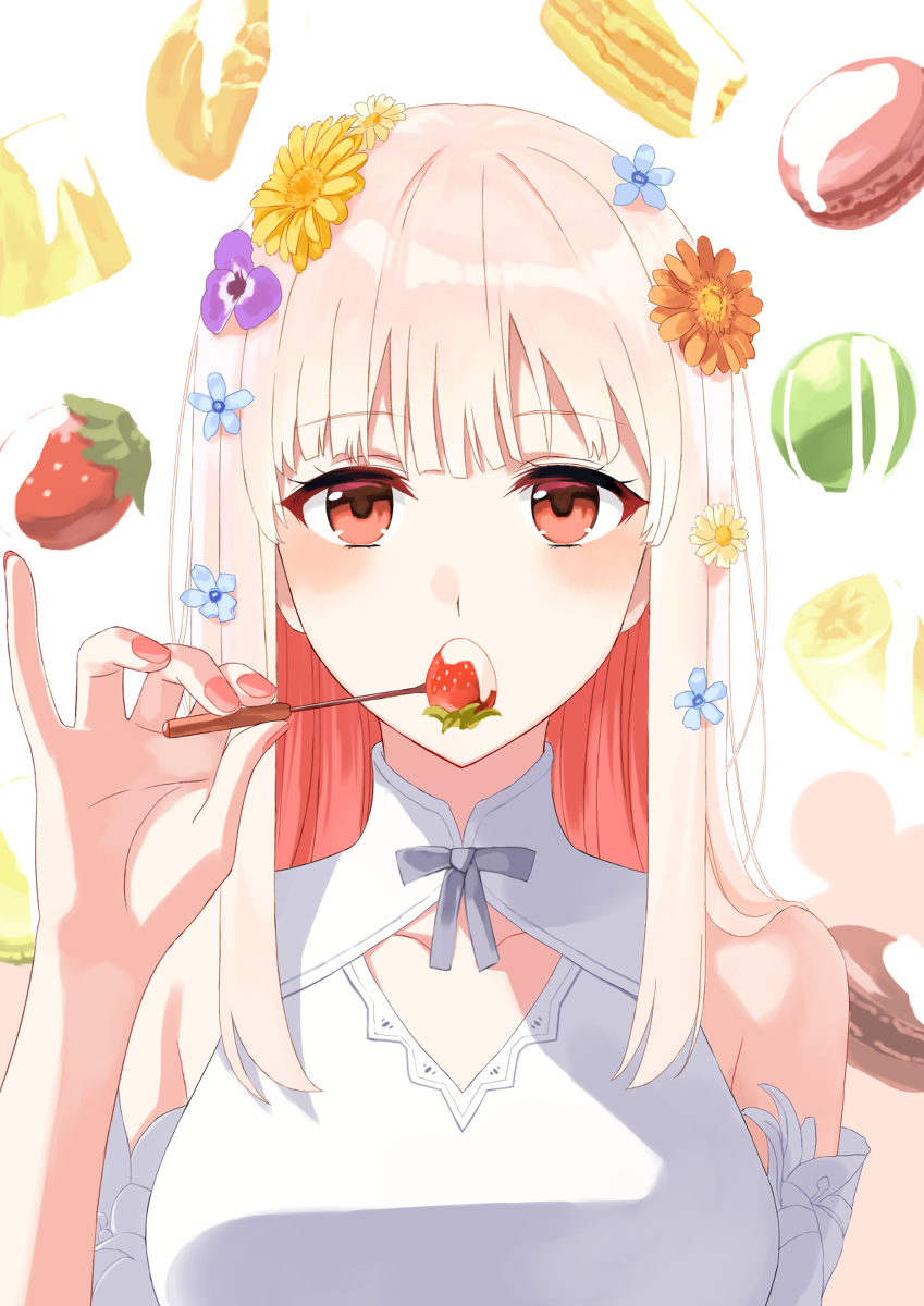 This is a pixiv picture whose title is ホワイトチョコレート.