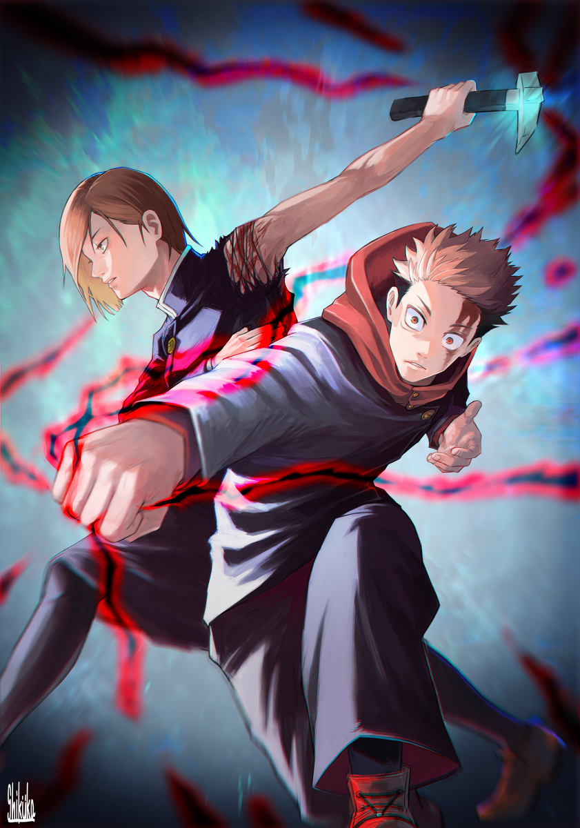 This is a pixiv picture whose title is 呪術廻戦 共犯.