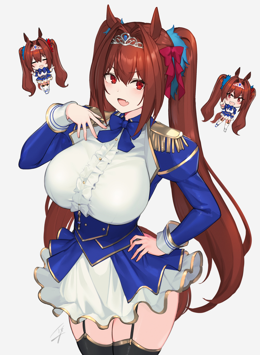 This is a pixiv picture whose title is ダイワスカーレット.