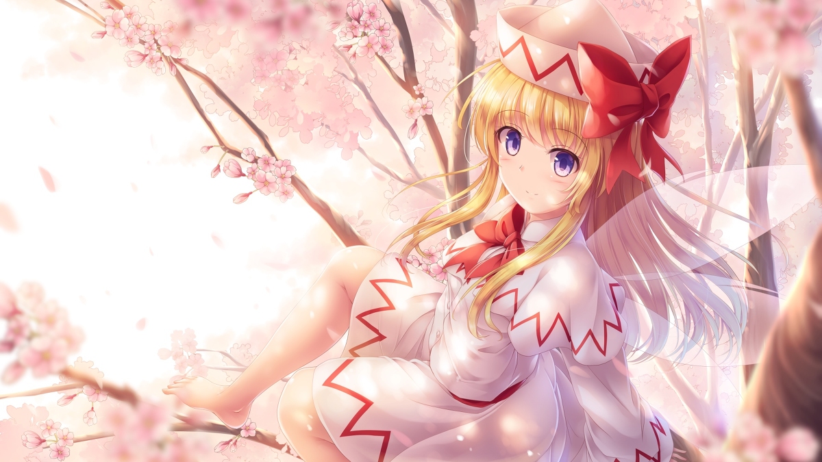 This is a pixiv picture whose title is 桜満開.