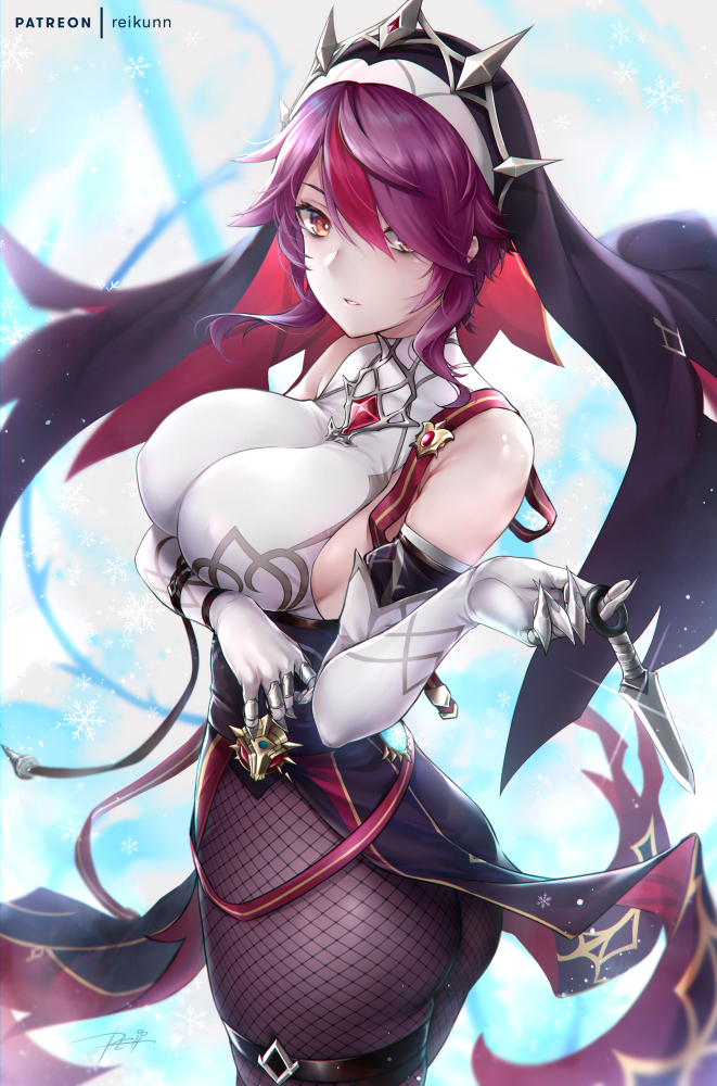 This is a pixiv picture whose title is Rosaria✞.