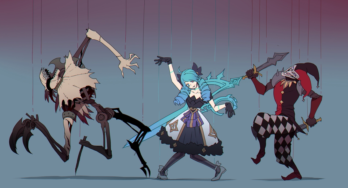 This is a pixiv picture whose title is Puppet DANCE.