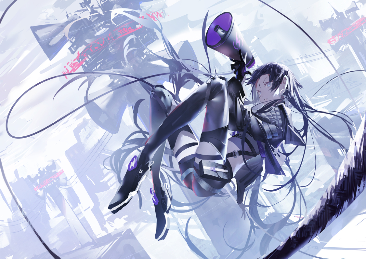 This is a pixiv picture whose title is 恋は戦争.