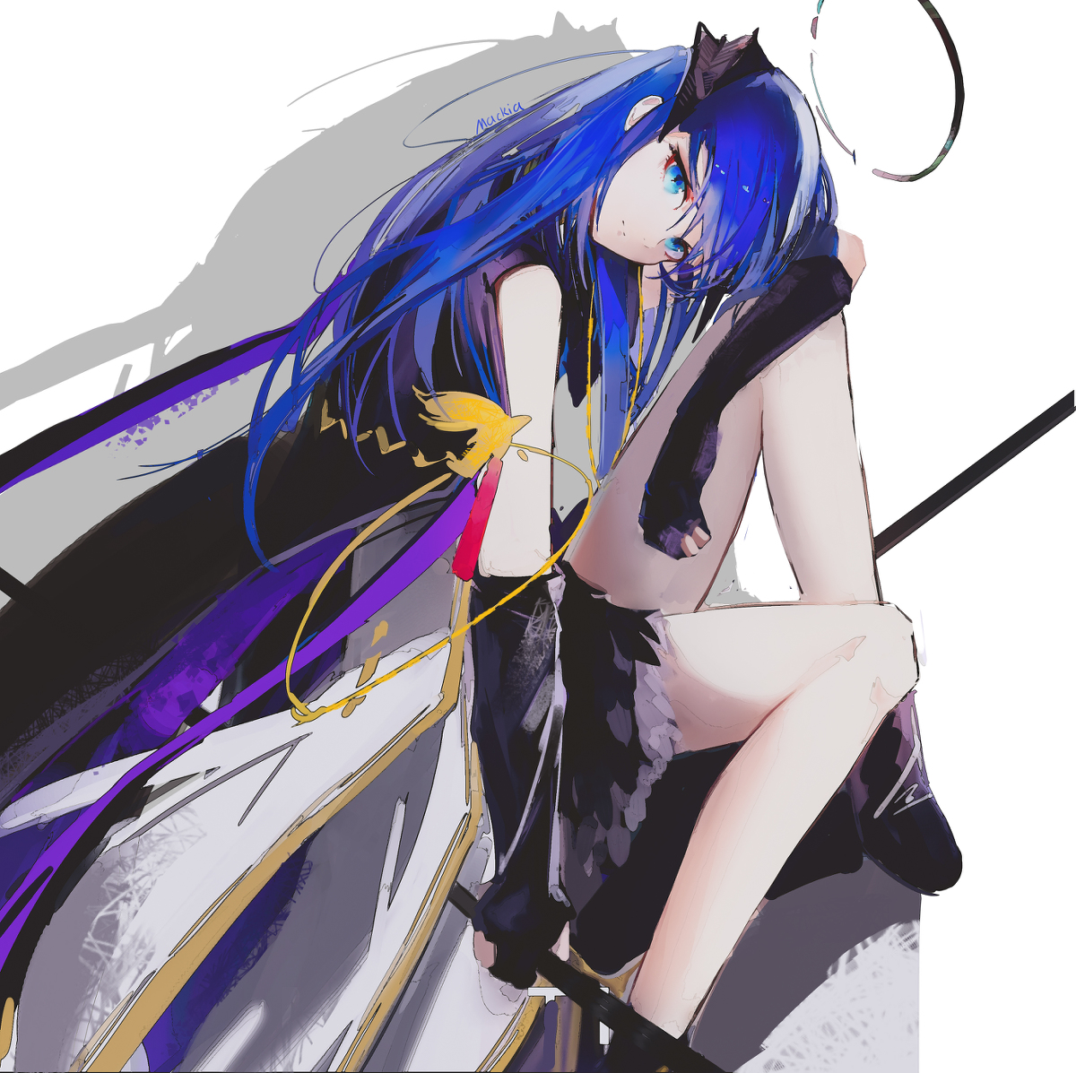 This is a pixiv picture whose title is Mostima.