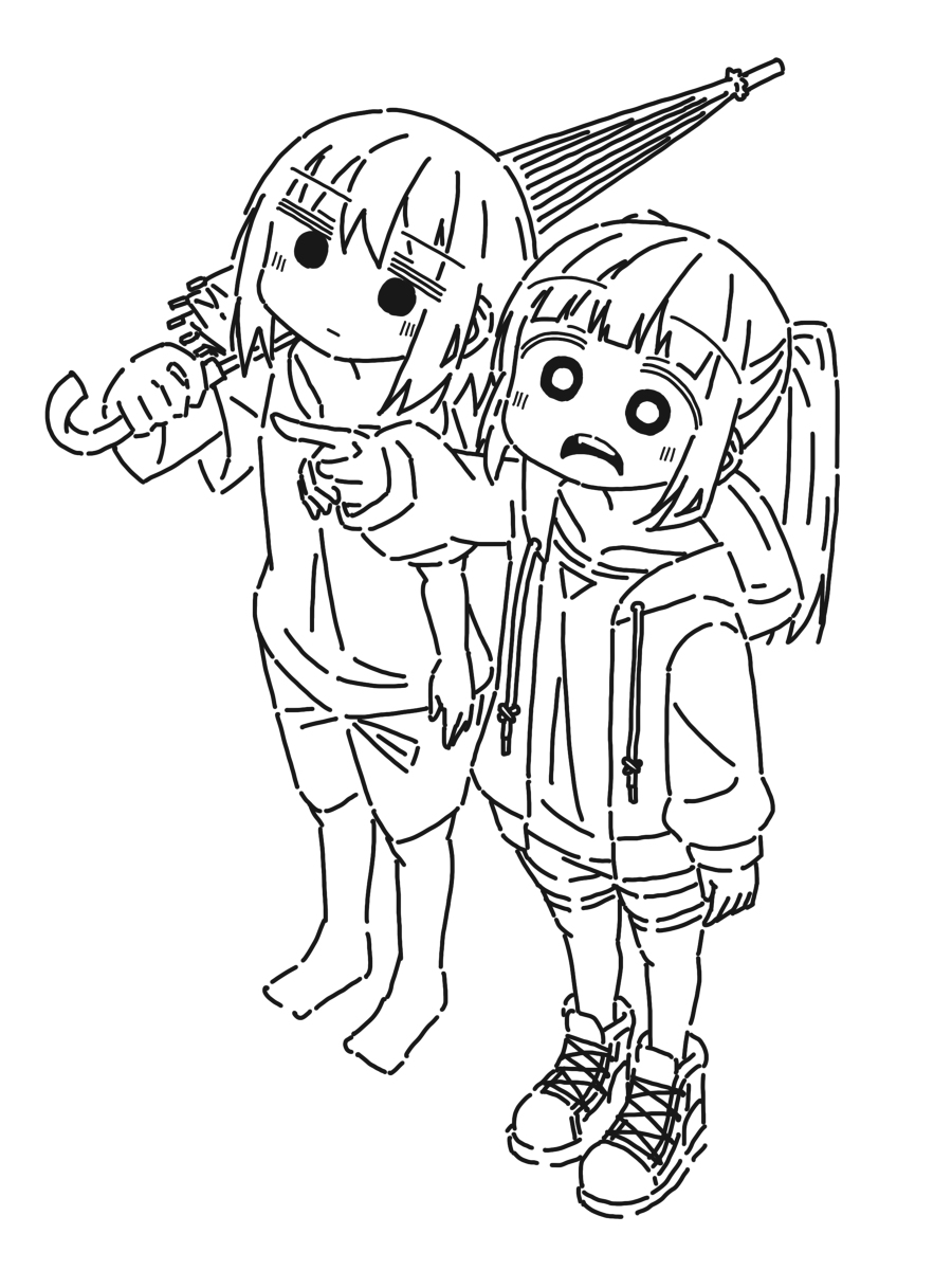 This is a pixiv picture whose title is 虹だ.