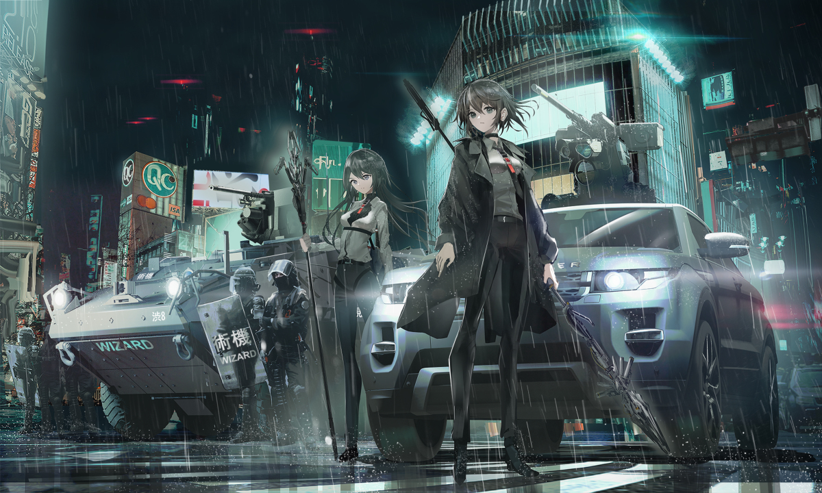 This is a pixiv picture whose title is 澁谷.