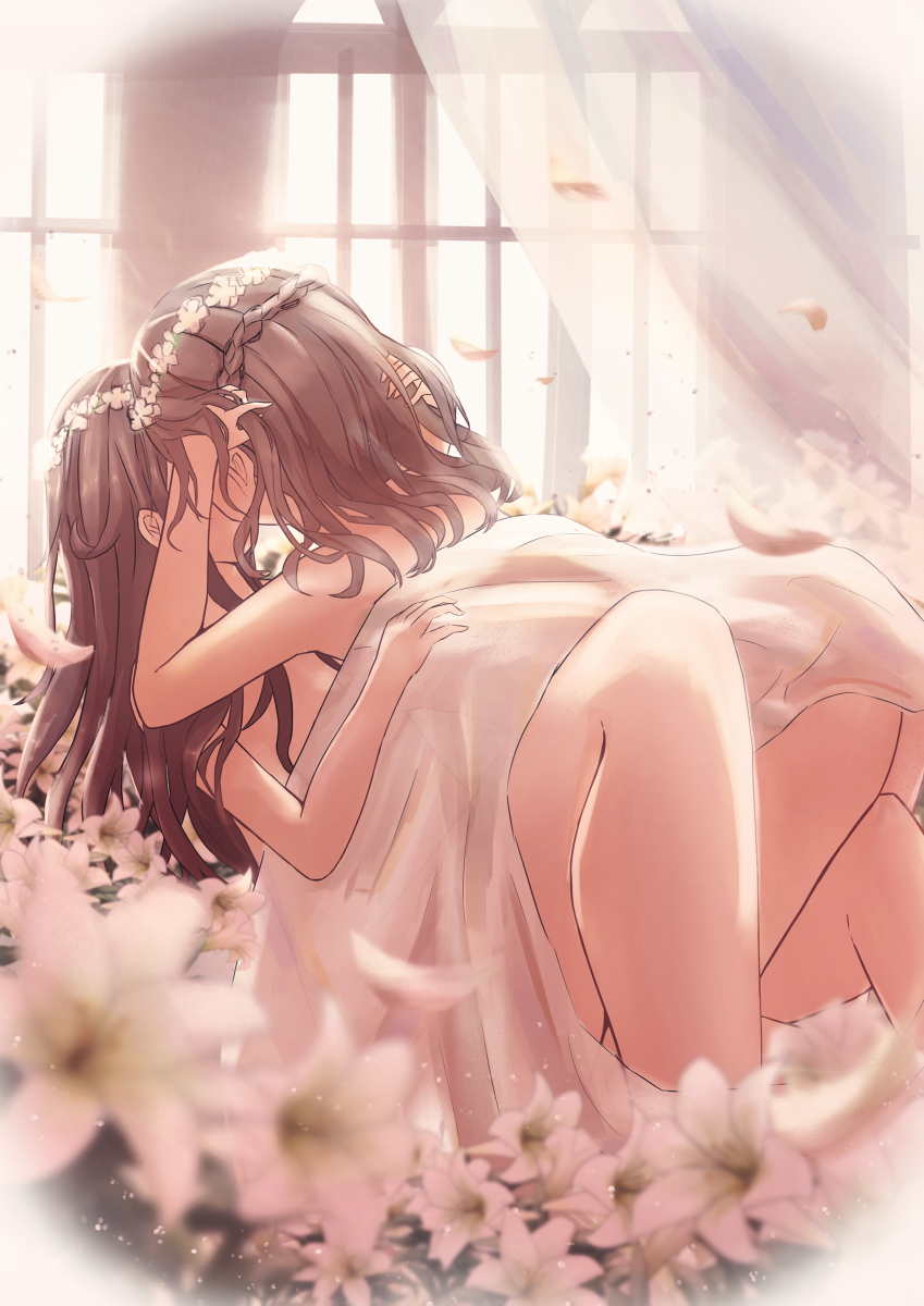 This is a pixiv picture whose title is 満たして.