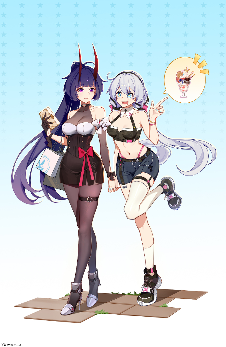 This is a pixiv picture whose title is 琪芽逛街（中）.