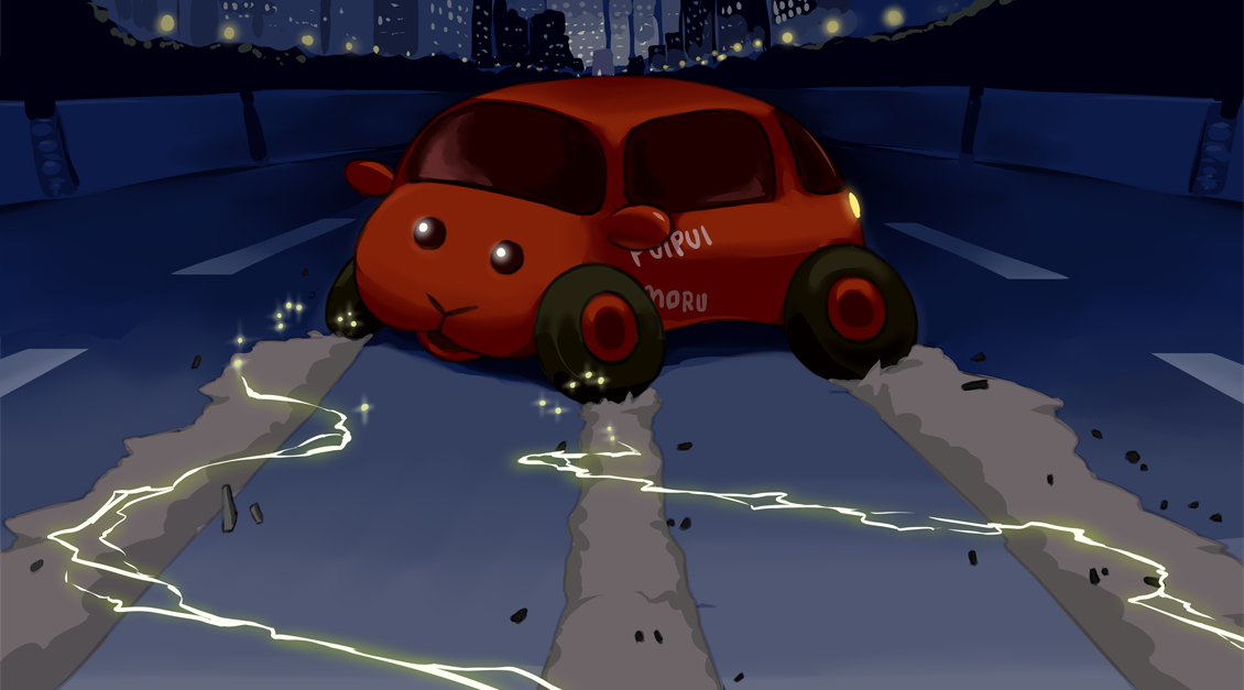 This is a pixiv picture whose title is モルカー.