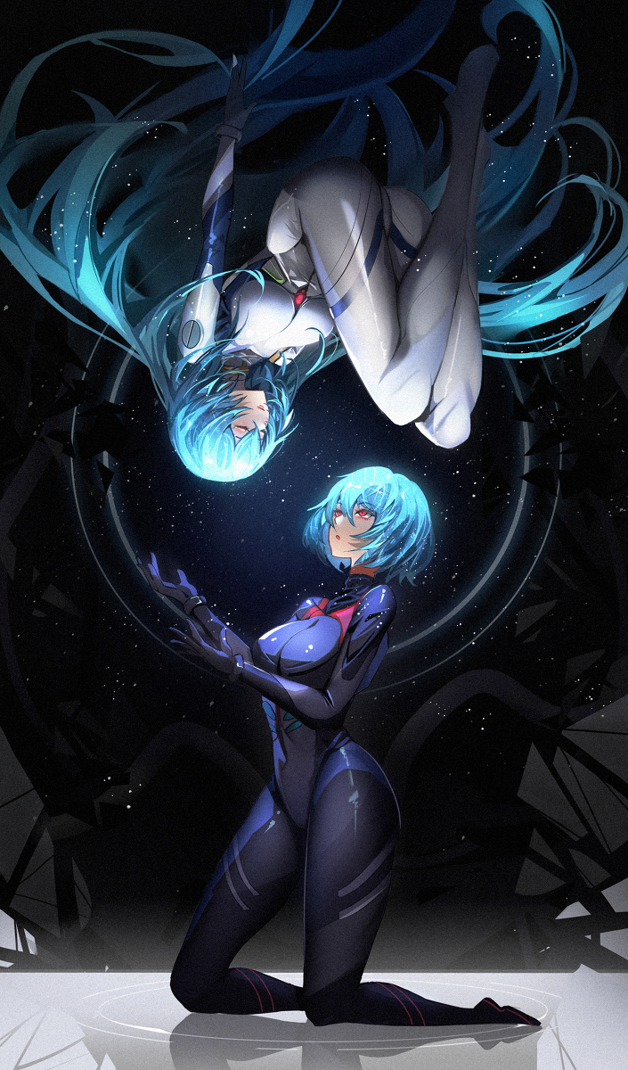 This is a pixiv picture whose title is 綾波レイ.