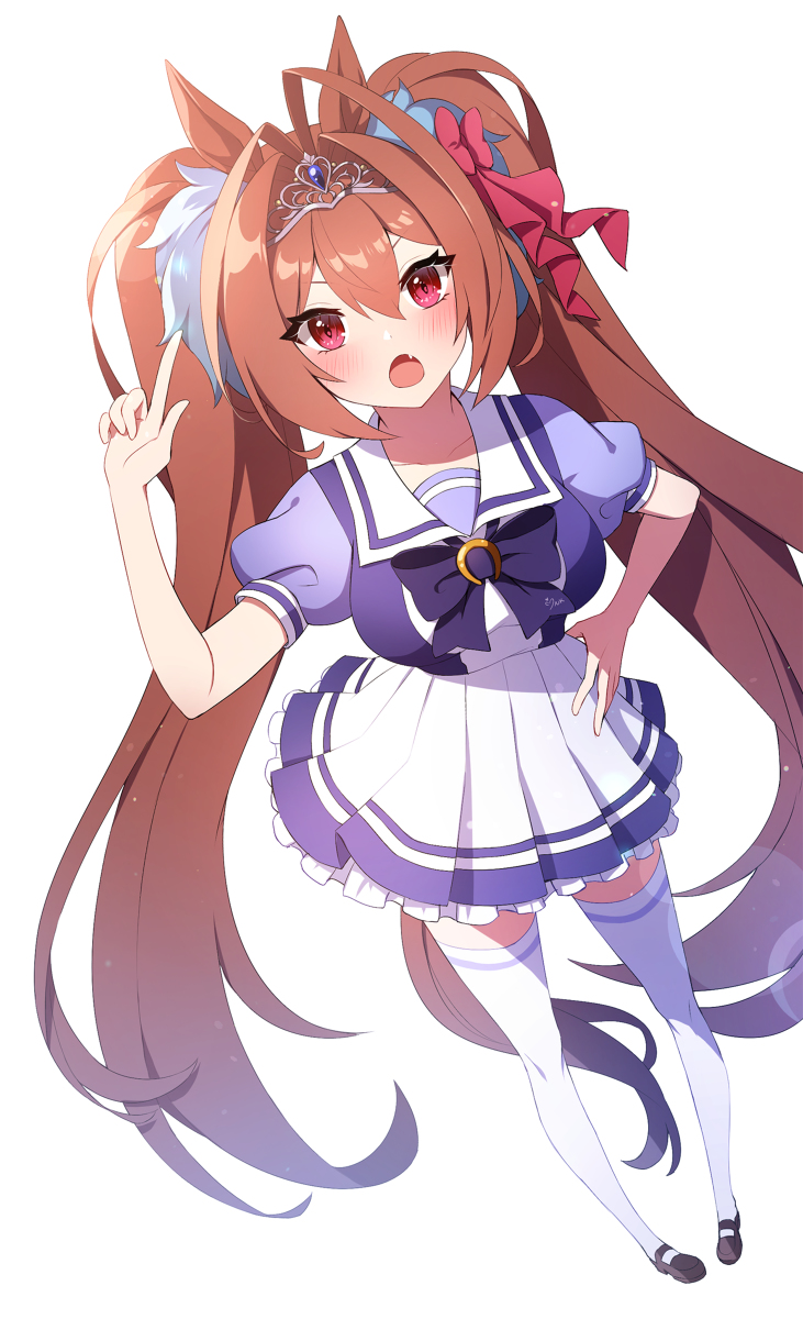 This is a pixiv picture whose title is ダイワスカーレット.