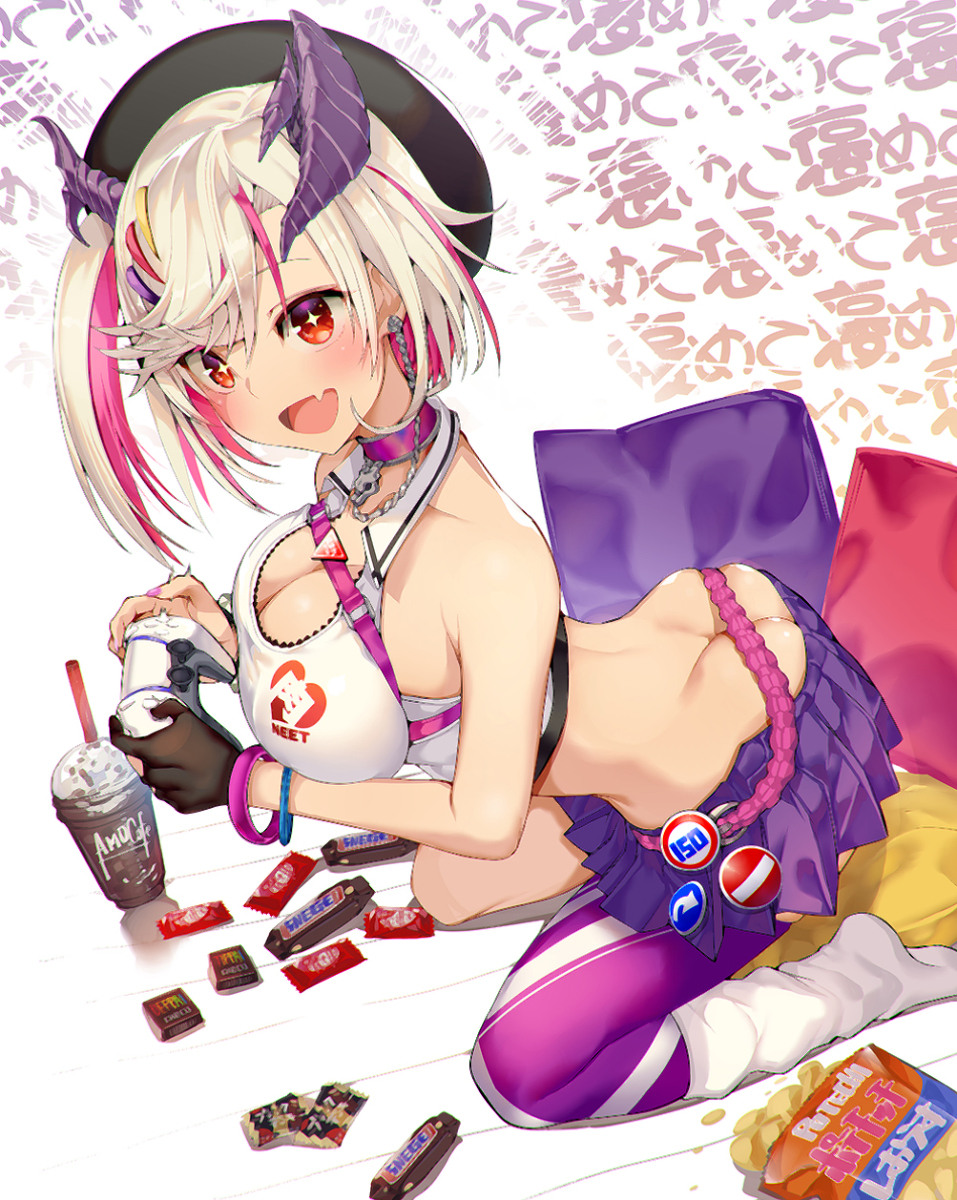 This is a pixiv picture whose title is 新人Vtuber　デザインしました。褒められて伸びるタイプ.