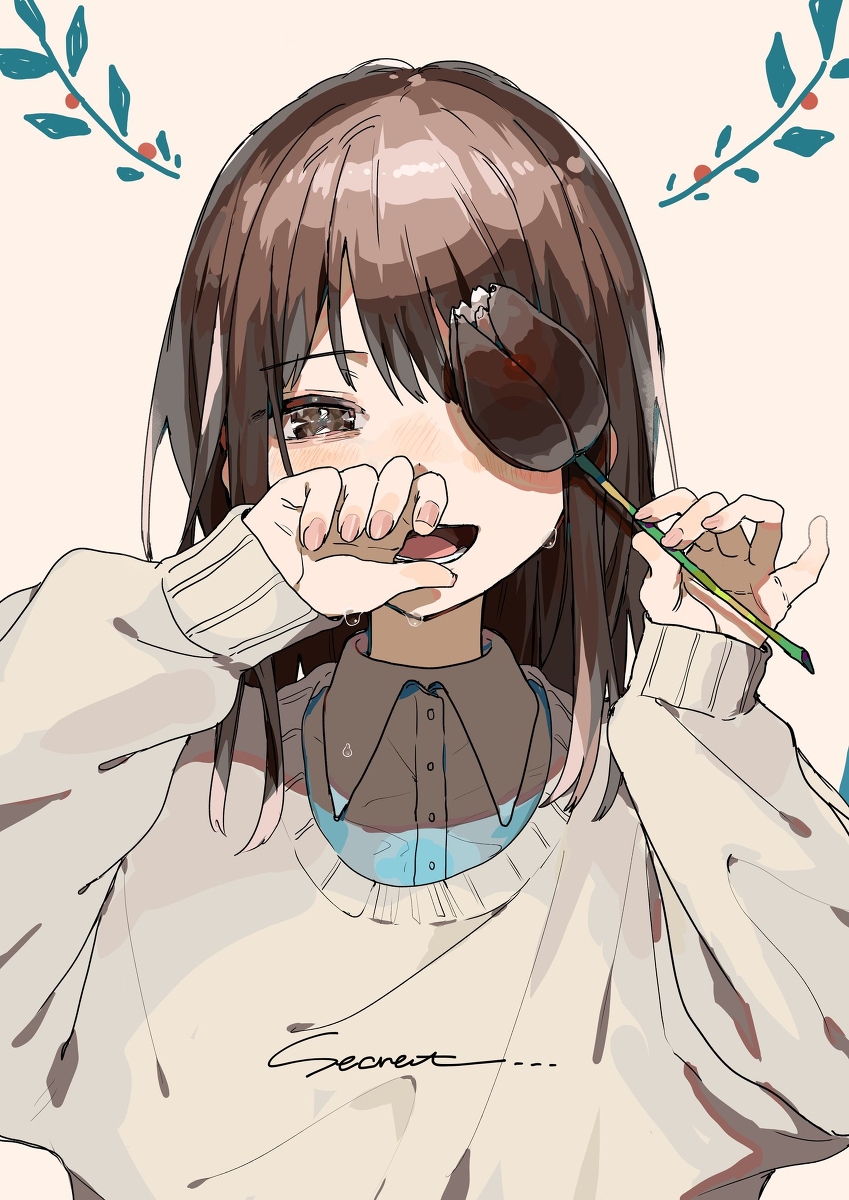This is a pixiv picture whose title is 秘め事.