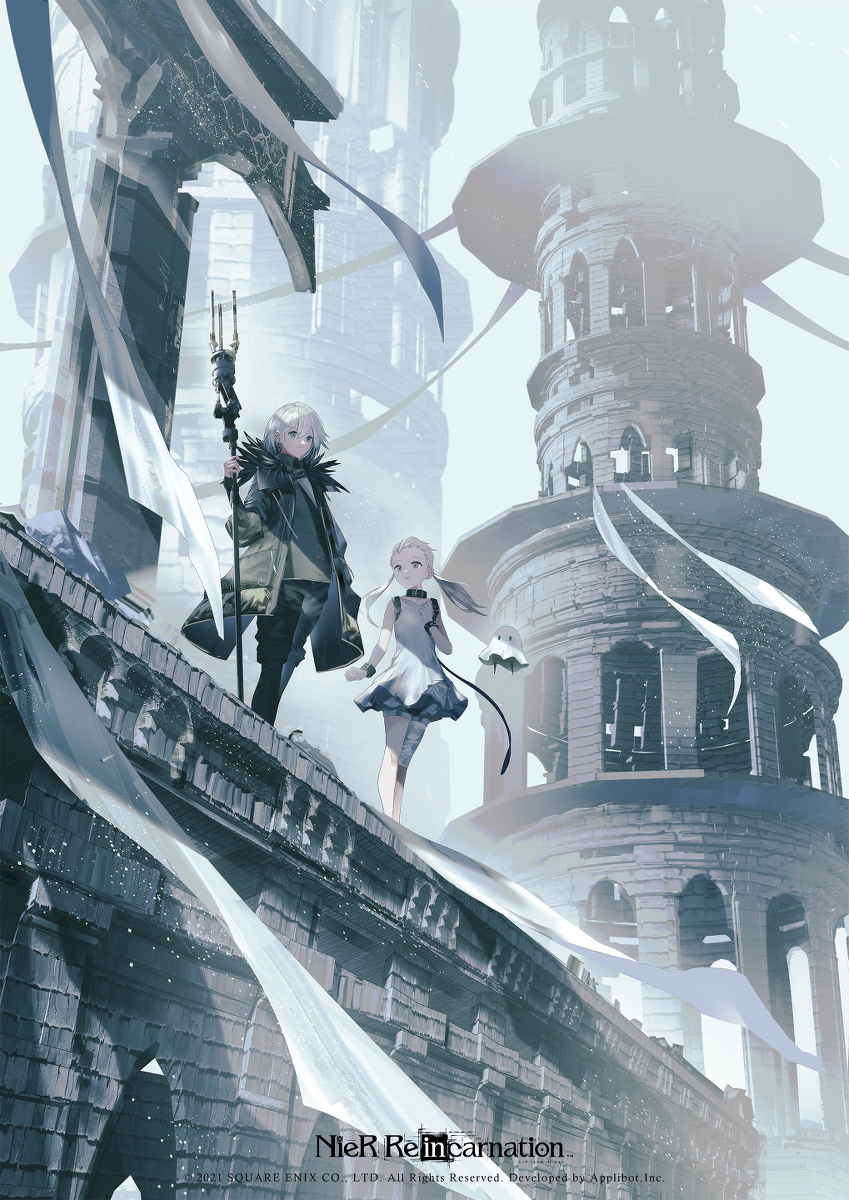 This is a pixiv picture whose title is NieR Re[in]carnation.