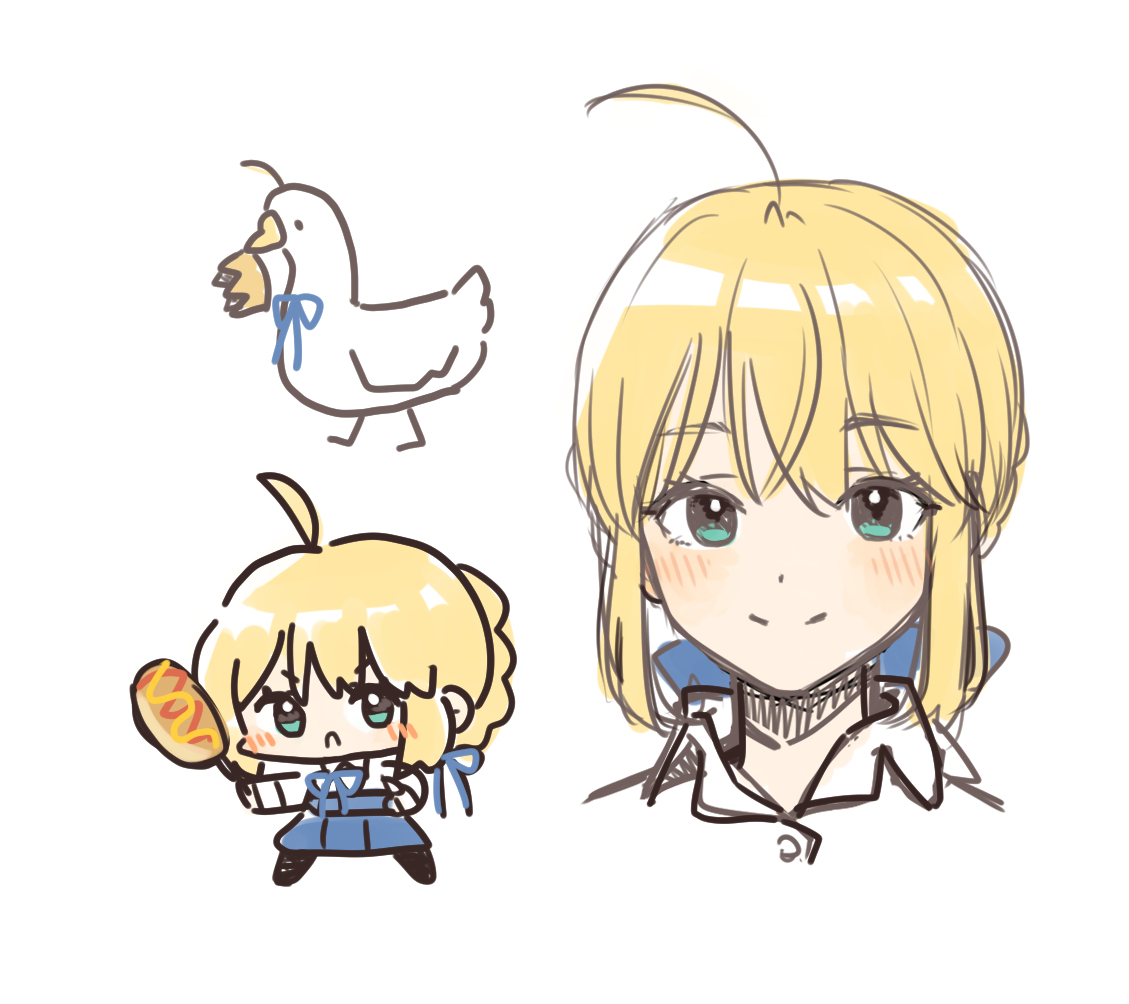 This is a pixiv picture whose title is saber~.