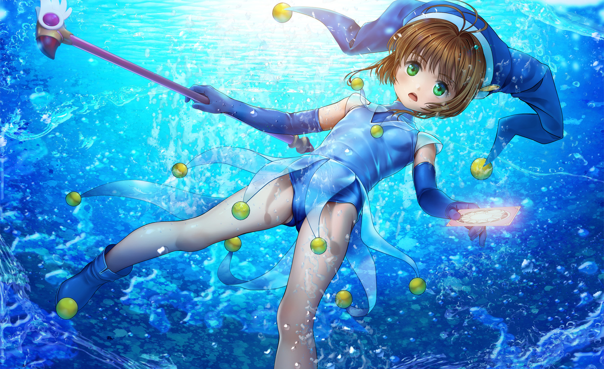 This is a pixiv picture whose title is 水描く練習.