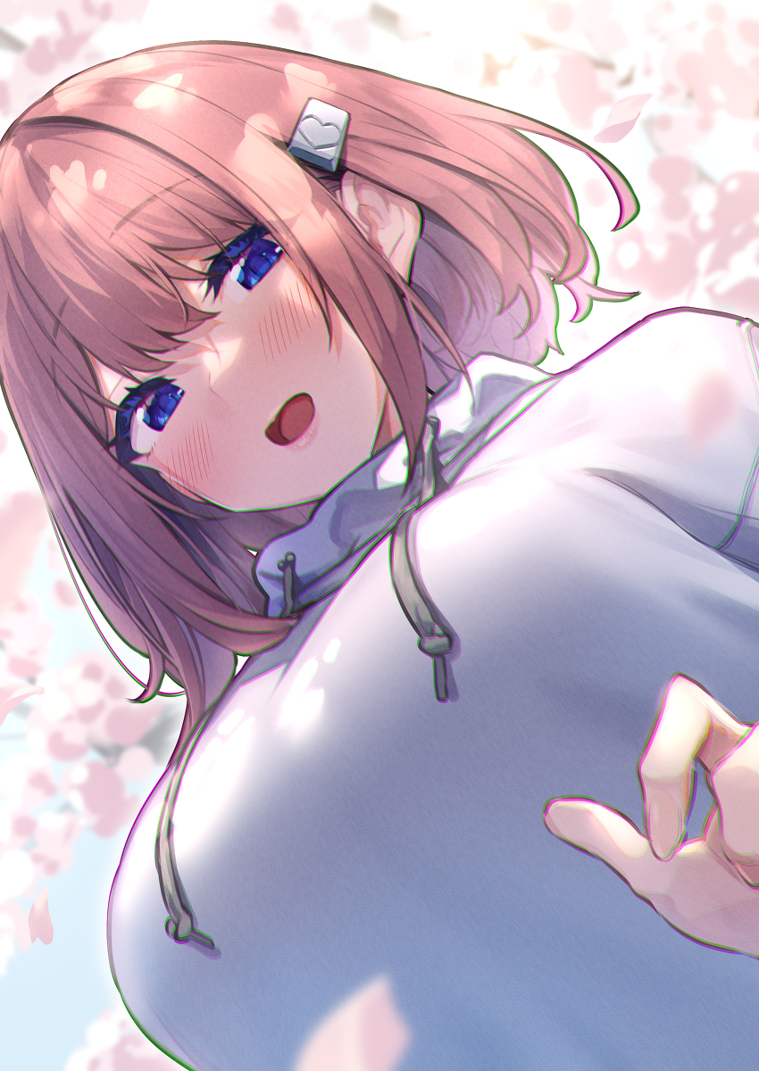 This is a pixiv picture whose title is 「おはよっ」.