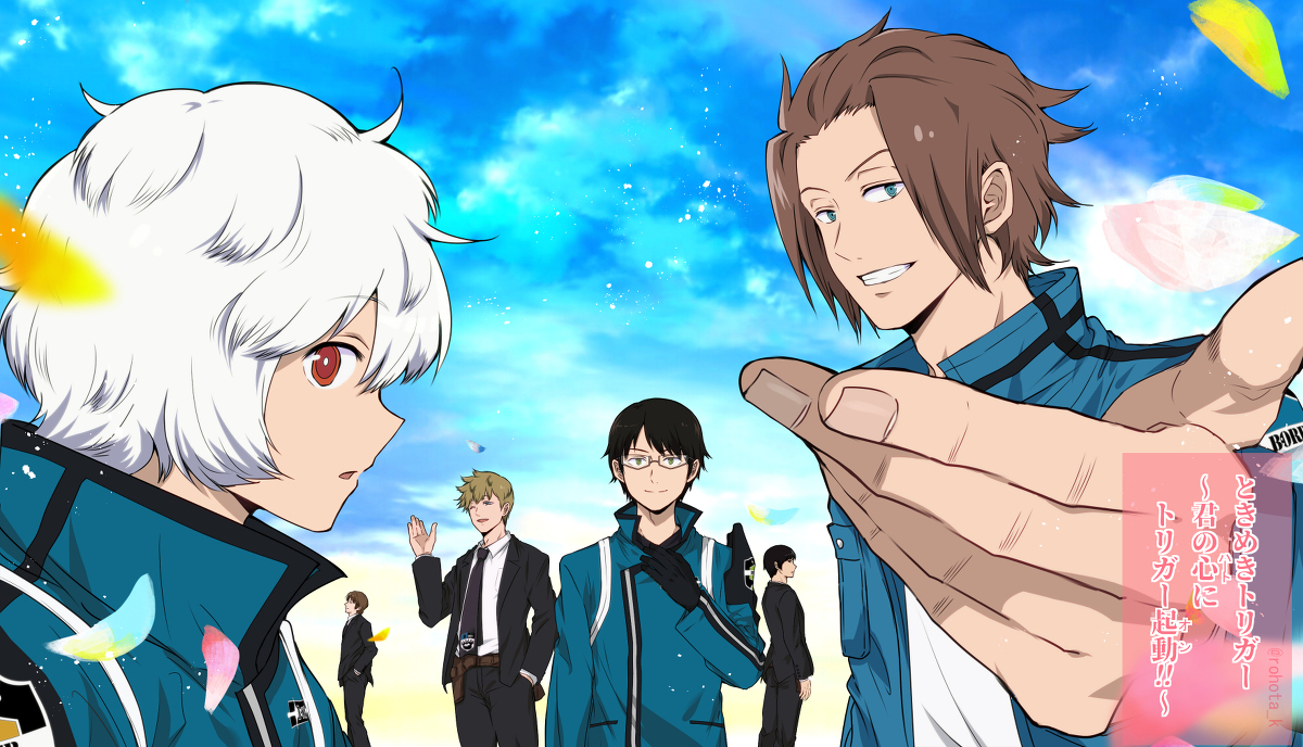 This is a pixiv picture whose title is 【四月馬鹿】あのワートリがSLGにゲーム化…？！『ときトリ』！！.
