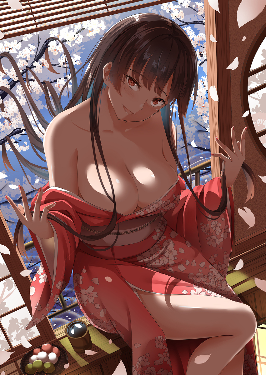 This is a pixiv picture whose title is 花より.......