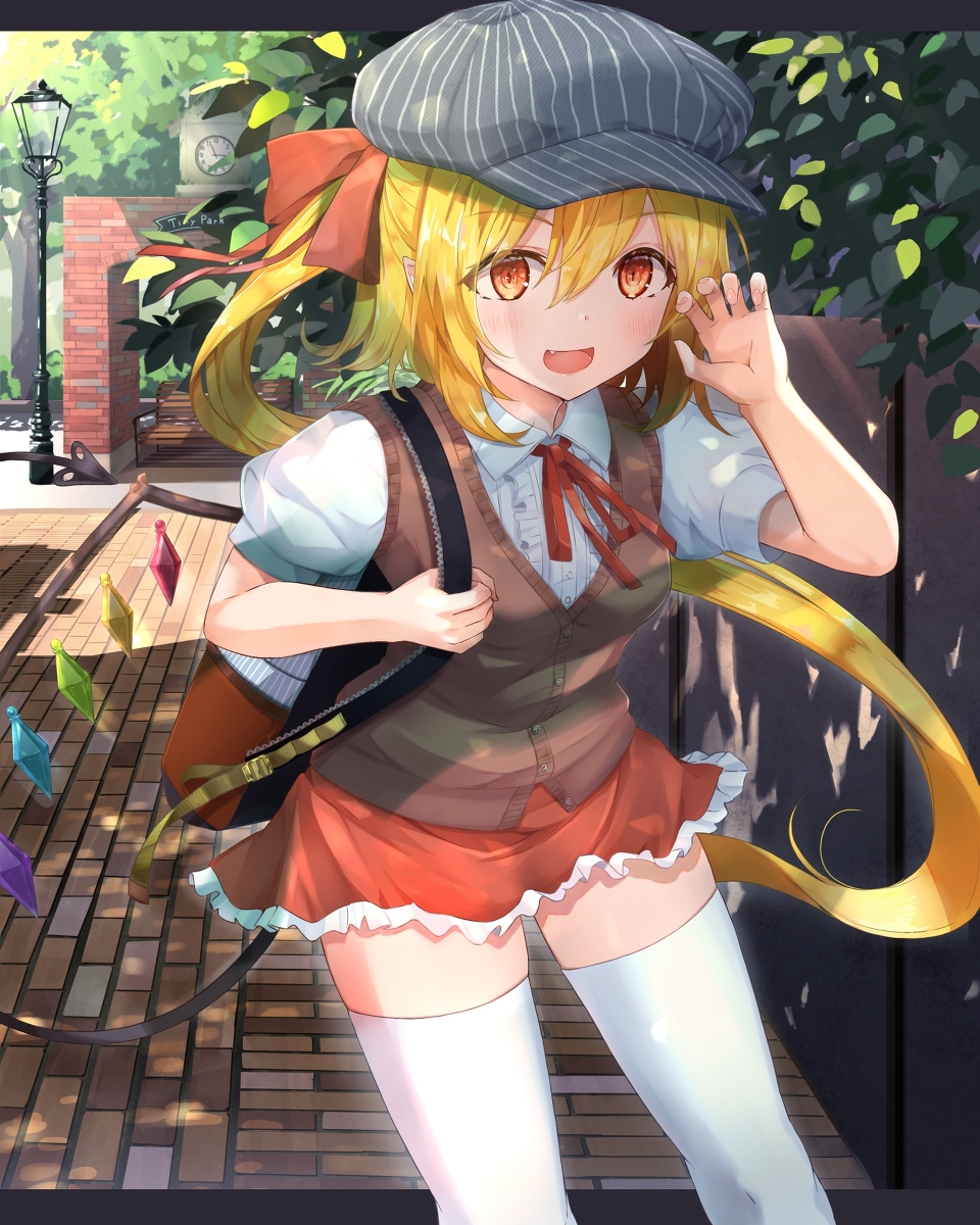 This is a pixiv picture whose title is ごめん、待った？🌳☀️.