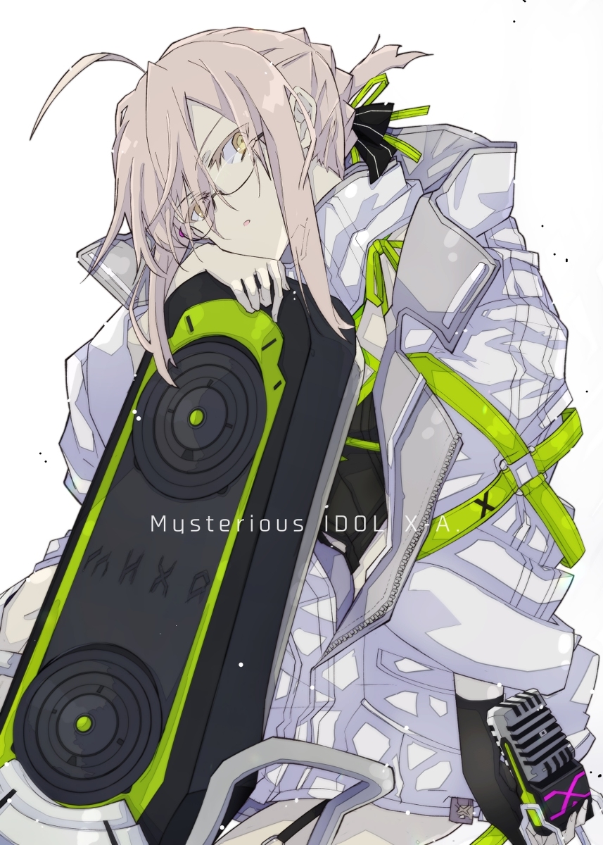This is a pixiv picture whose title is 【Mysterious IDOL X-A.】.