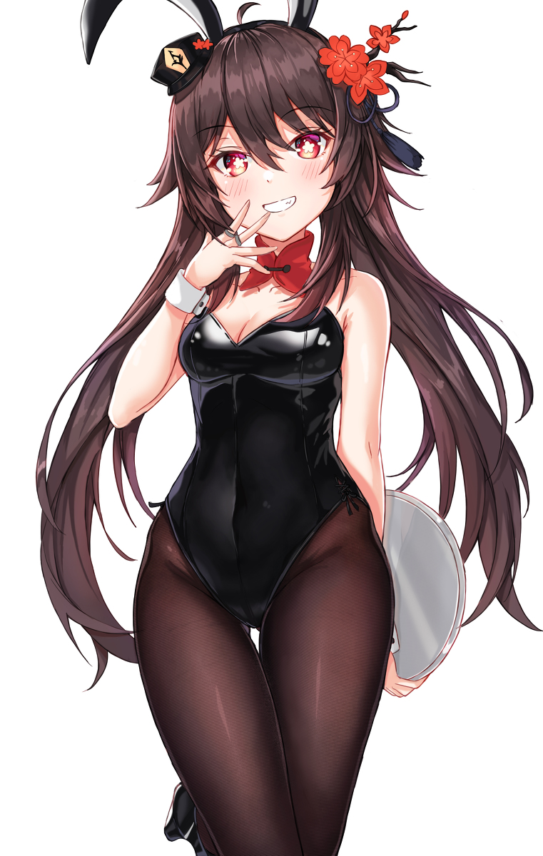 This is a pixiv picture whose title is 胡桃(原神).