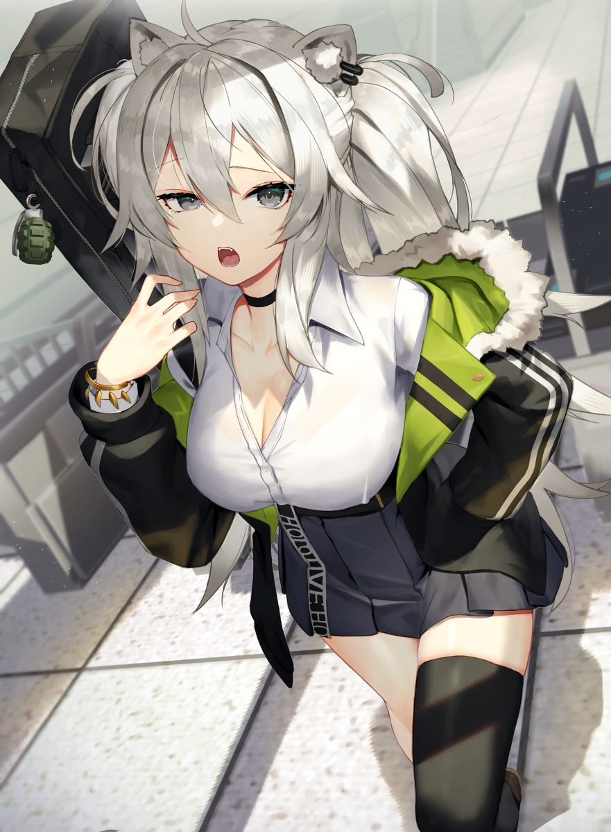 This is a pixiv picture whose title is JKししろん.